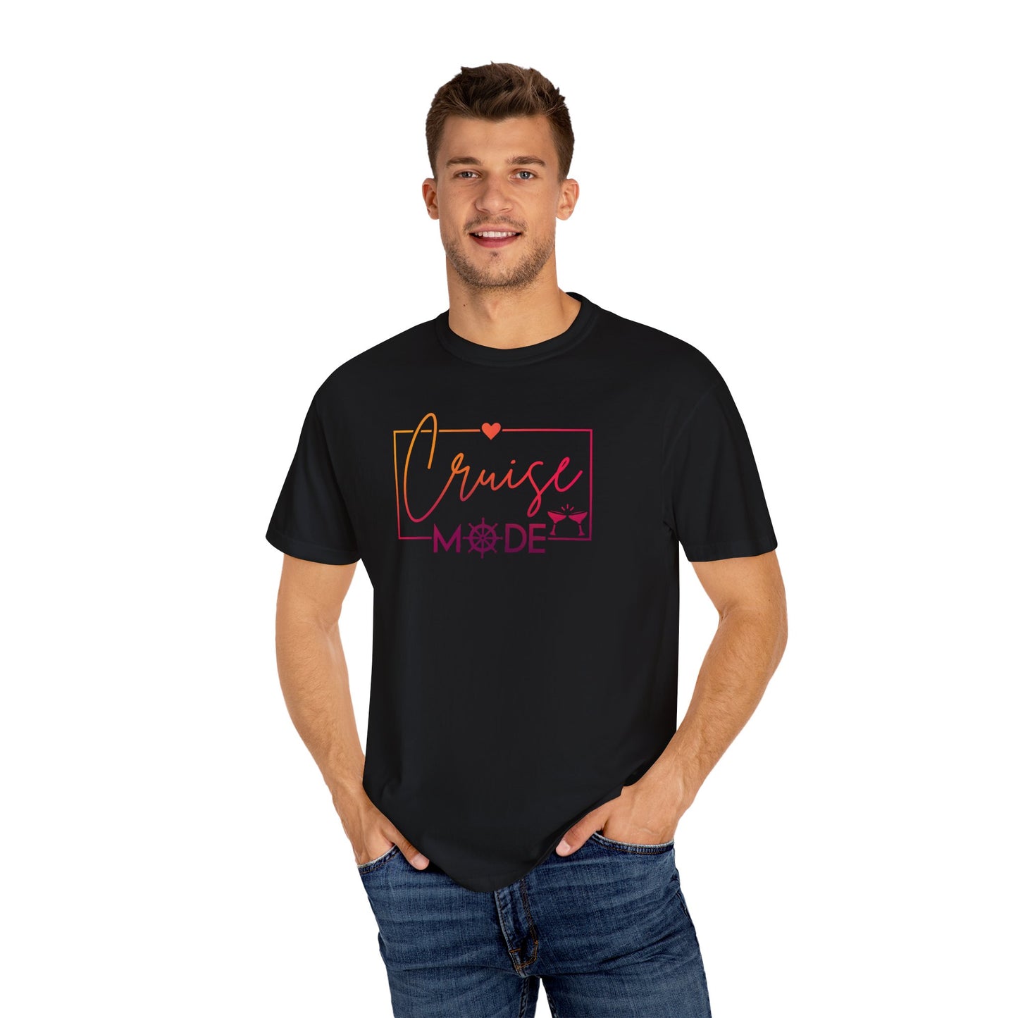 Cruise Mode Comfort Colors Tee-Shirt - Perfect for Vacation Vibes or everyday wear - Cruise T-Shirt - Summer T-Shirt - Coastal Tee - Island T-Shirt