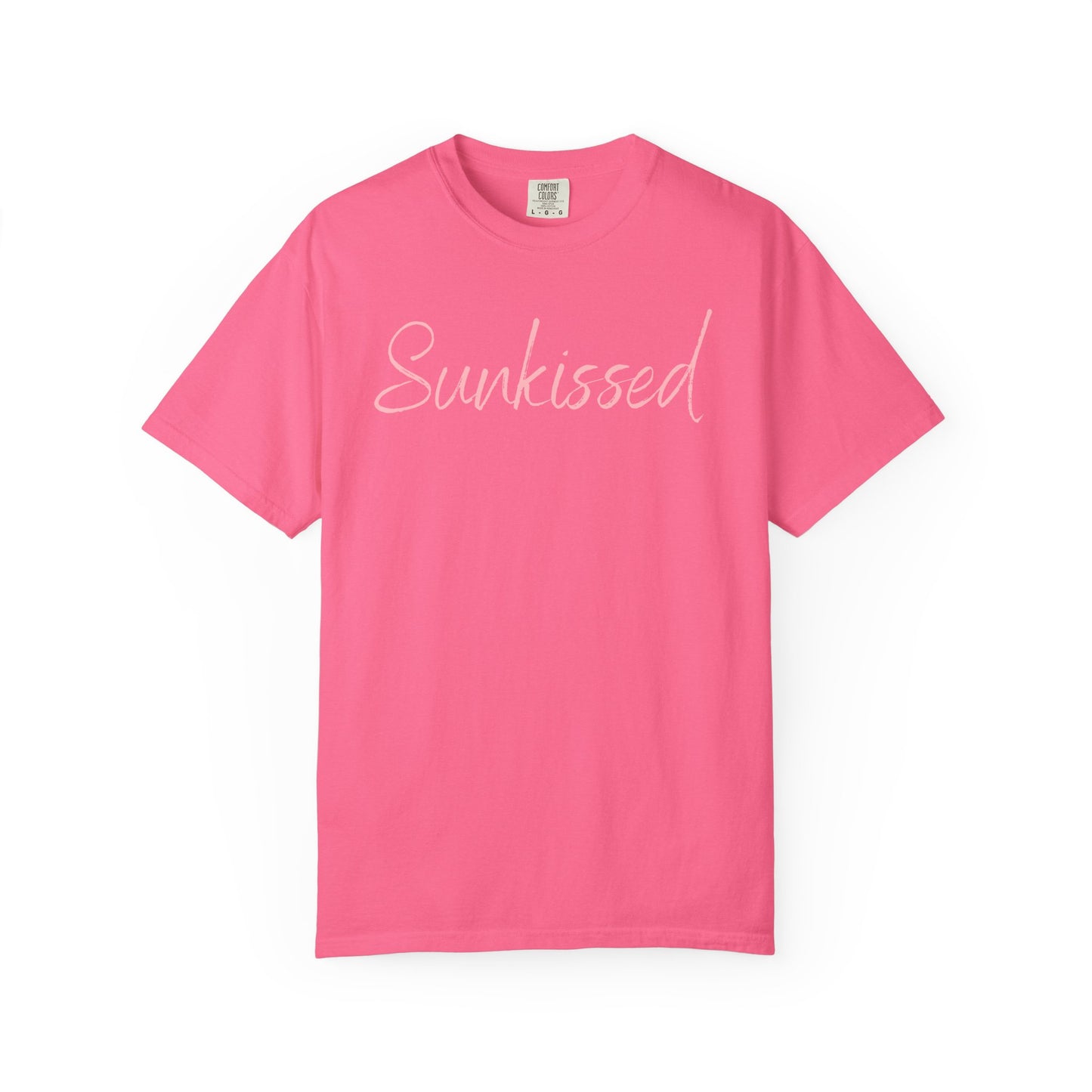 Sunkissed Comfort Colors T-Shirt for her - Perfect for Summer Vibes - Cute Summer Vacation Tee Shirt - Beach - Coastal - Summer fun - Pool