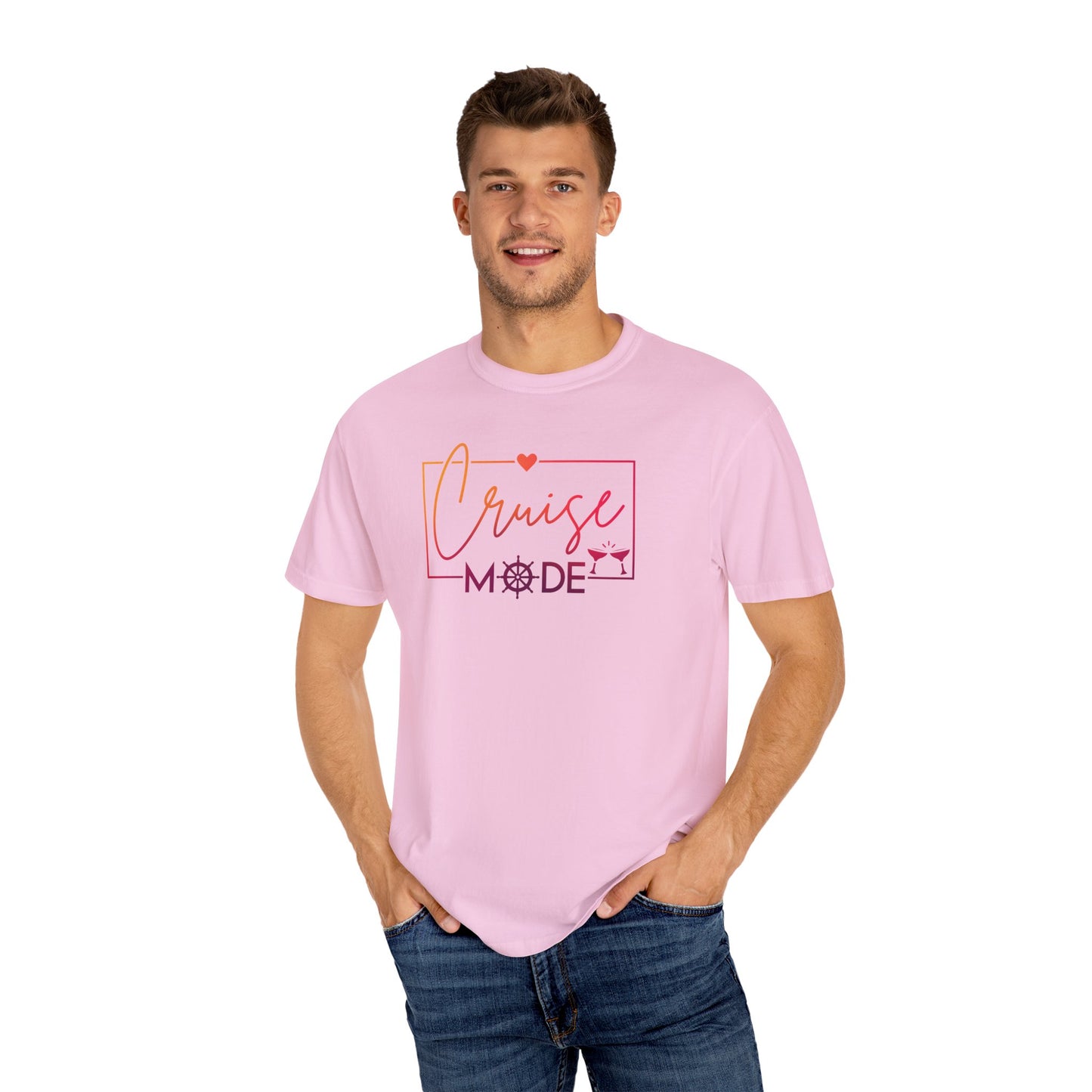 Cruise Mode Comfort Colors Tee-Shirt - Perfect for Vacation Vibes or everyday wear - Cruise T-Shirt - Summer T-Shirt - Coastal Tee - Island T-Shirt