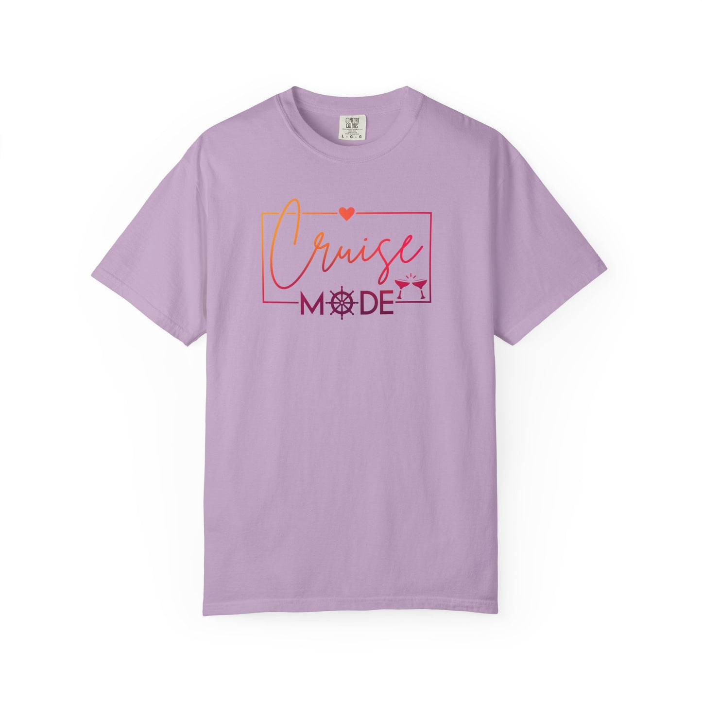Cruise Mode Comfort Colors Tee-Shirt - Perfect for Vacation Vibes or everyday wear - Cruise T-Shirt - Summer T-Shirt - Coastal Tee - Island T-Shirt