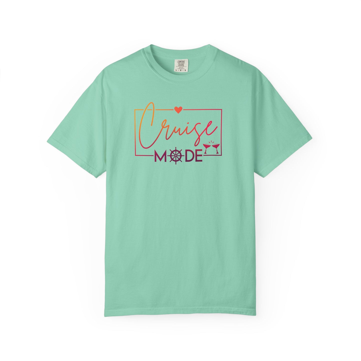 Cruise Mode Comfort Colors Tee-Shirt - Perfect for Vacation Vibes or everyday wear - Cruise T-Shirt - Summer T-Shirt - Coastal Tee - Island T-Shirt