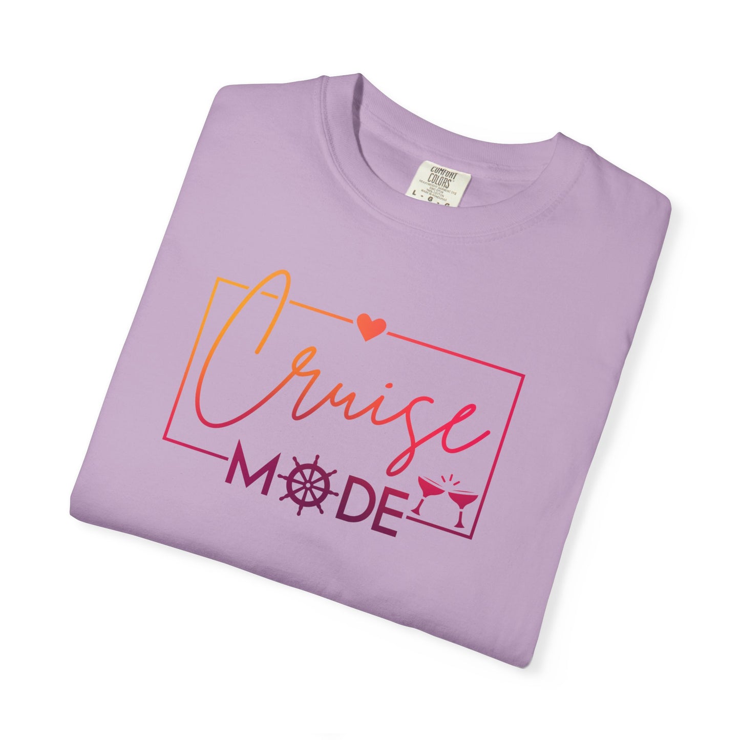 Cruise Mode Comfort Colors Tee-Shirt - Perfect for Vacation Vibes or everyday wear - Cruise T-Shirt - Summer T-Shirt - Coastal Tee - Island T-Shirt