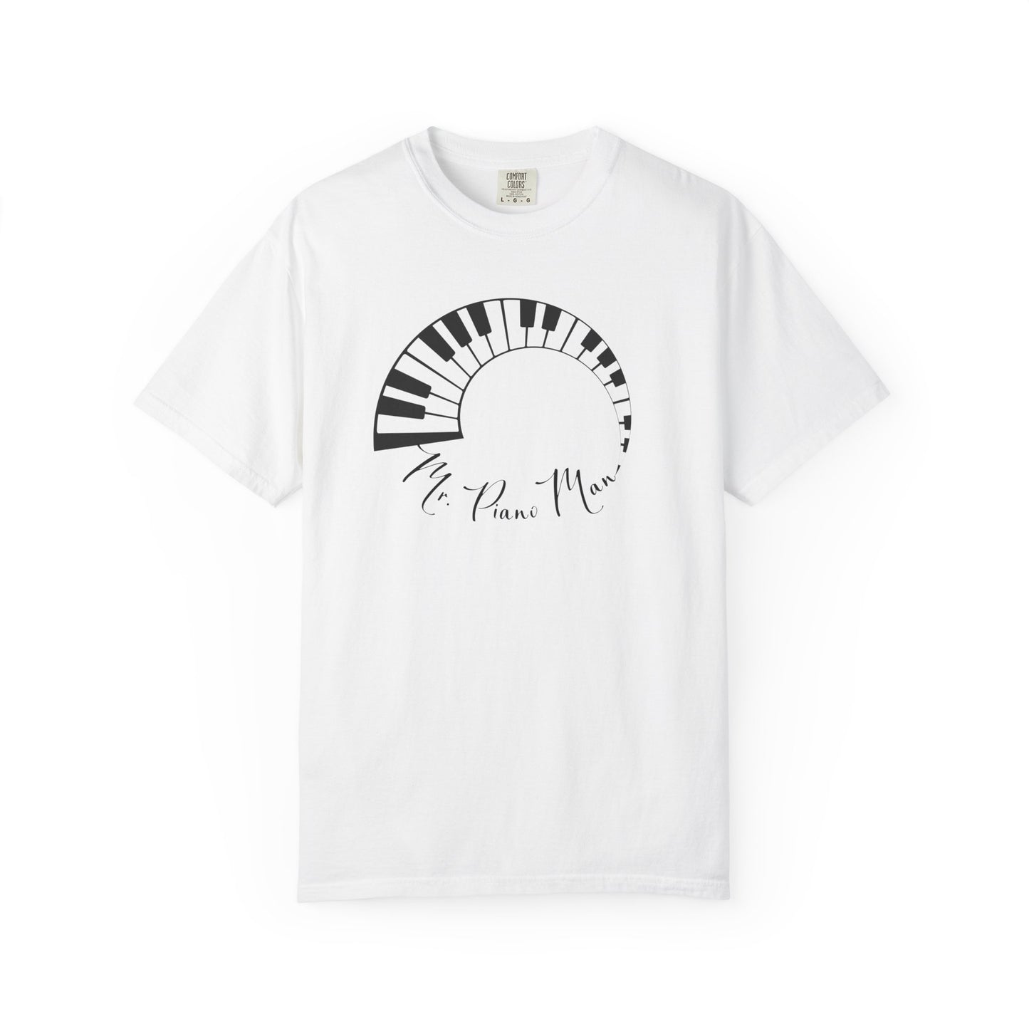 Musical Mr. Piano Man Tee | Comfort Colors Music Lover Shirt