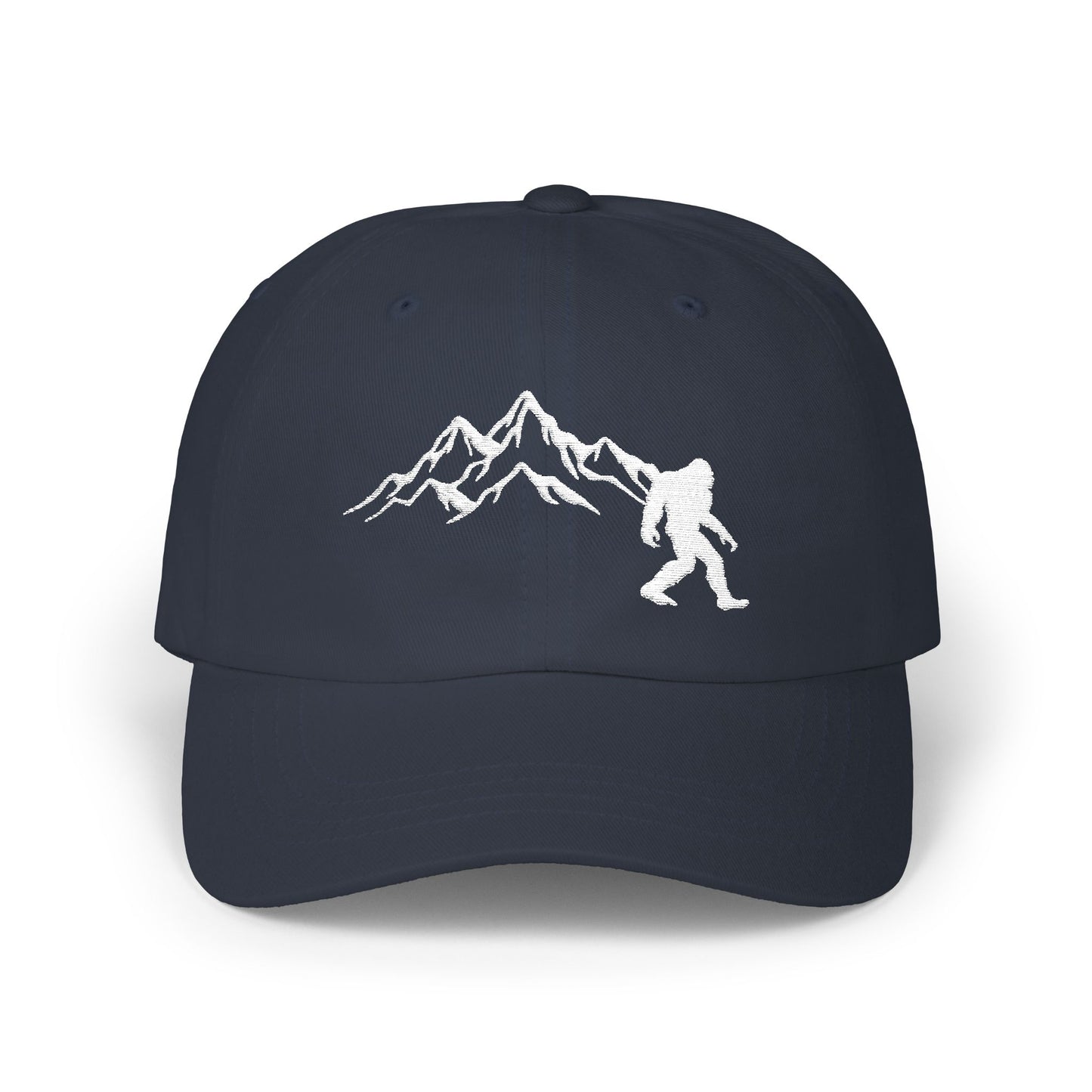 Bigfoot Classic Dad Cap, Funny Outdoor Embroidered Hat, Camping Hat, Hunting Hat, Outdoor Enthusiast Hat, Gift for Him or Her, Mountain Explorer Accessory