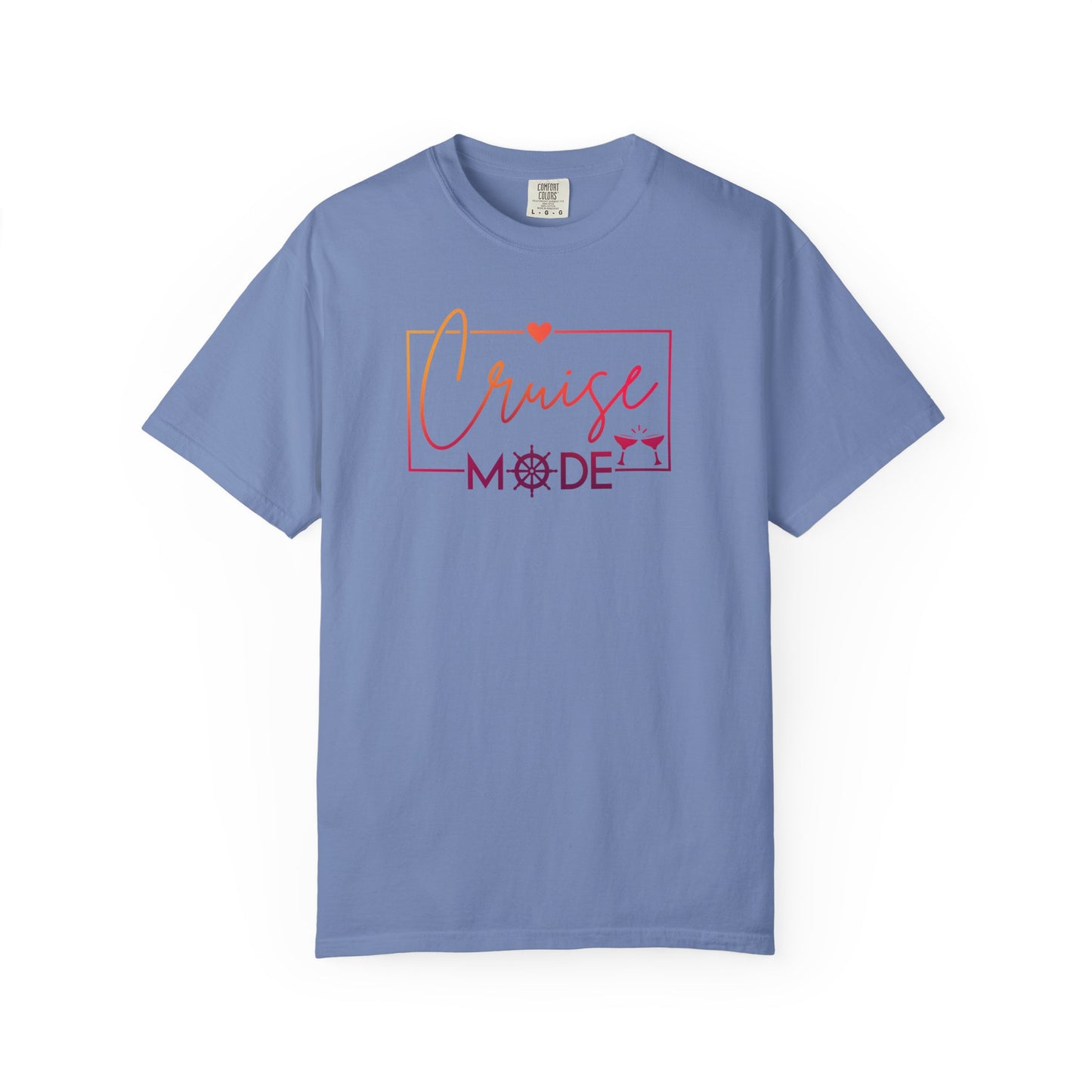 Cruise Mode Comfort Colors Tee-Shirt - Perfect for Vacation Vibes or everyday wear - Cruise T-Shirt - Summer T-Shirt - Coastal Tee - Island T-Shirt