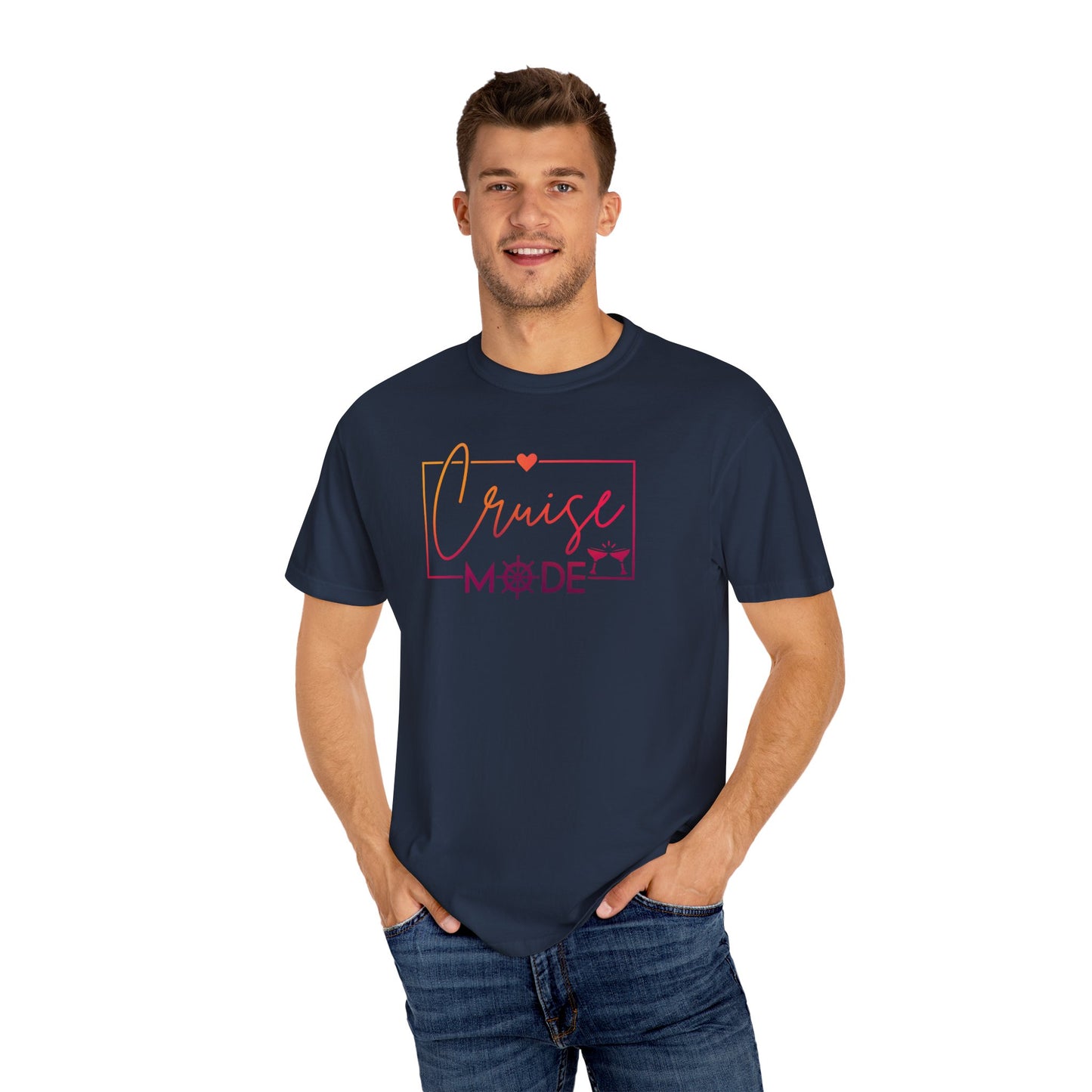 Cruise Mode Comfort Colors Tee-Shirt - Perfect for Vacation Vibes or everyday wear - Cruise T-Shirt - Summer T-Shirt - Coastal Tee - Island T-Shirt