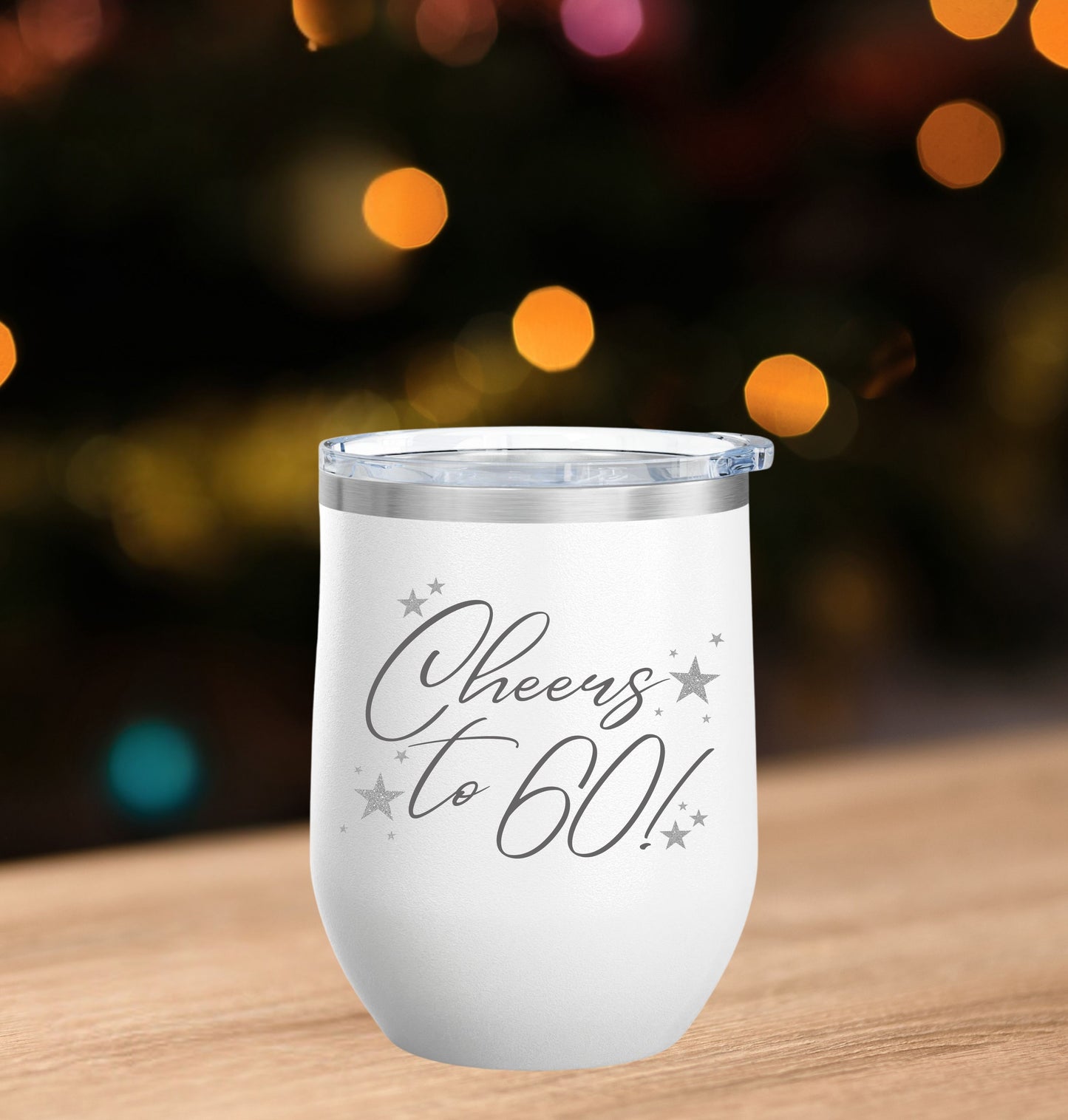 Cheers to 60 Wine Tumbler