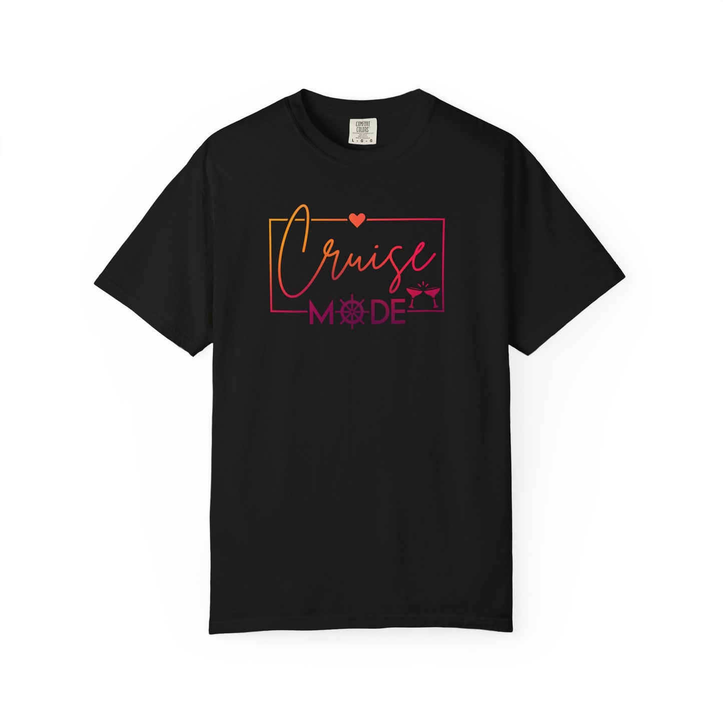 Cruise Mode Comfort Colors Tee-Shirt - Perfect for Vacation Vibes or everyday wear - Cruise T-Shirt - Summer T-Shirt - Coastal Tee - Island T-Shirt