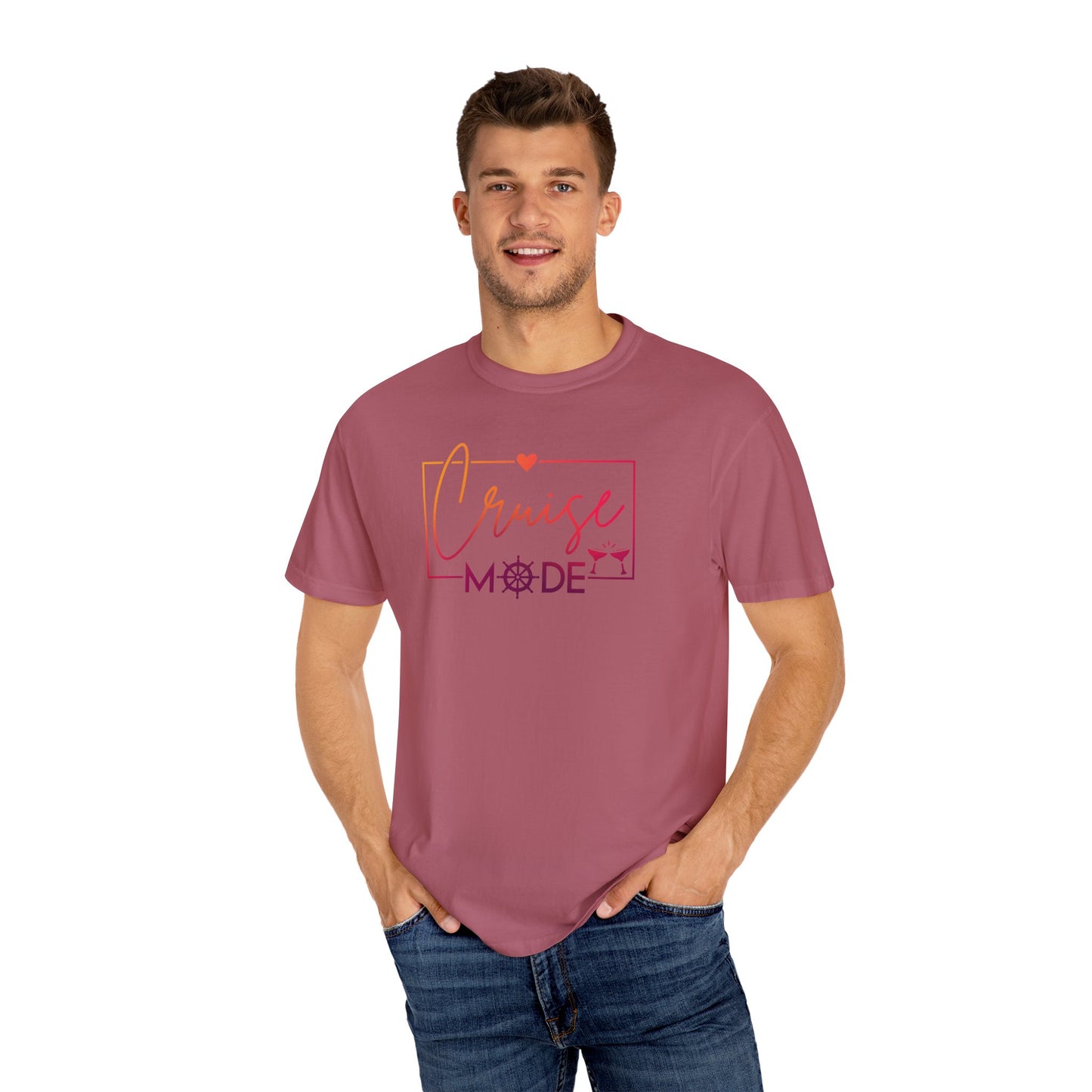 Cruise Mode Comfort Colors Tee-Shirt - Perfect for Vacation Vibes or everyday wear - Cruise T-Shirt - Summer T-Shirt - Coastal Tee - Island T-Shirt