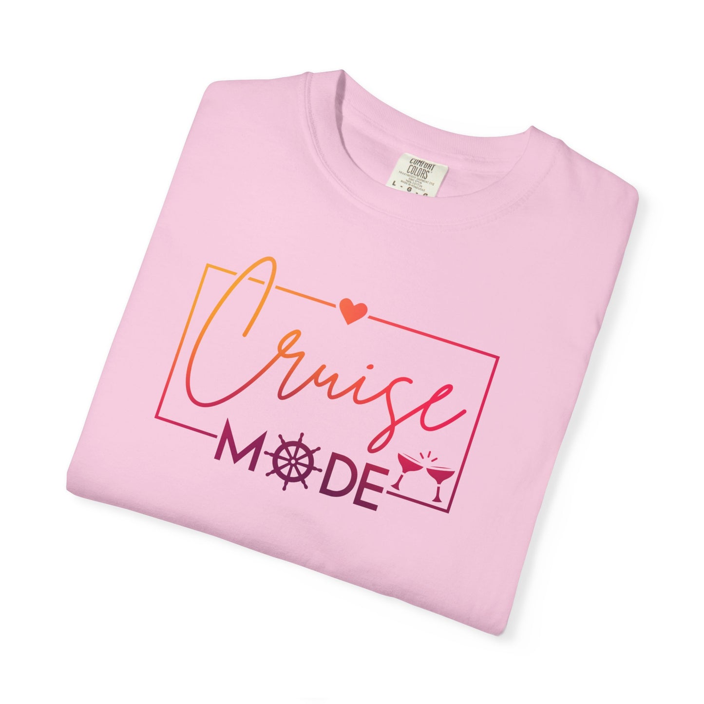 Cruise Mode Comfort Colors Tee-Shirt - Perfect for Vacation Vibes or everyday wear - Cruise T-Shirt - Summer T-Shirt - Coastal Tee - Island T-Shirt