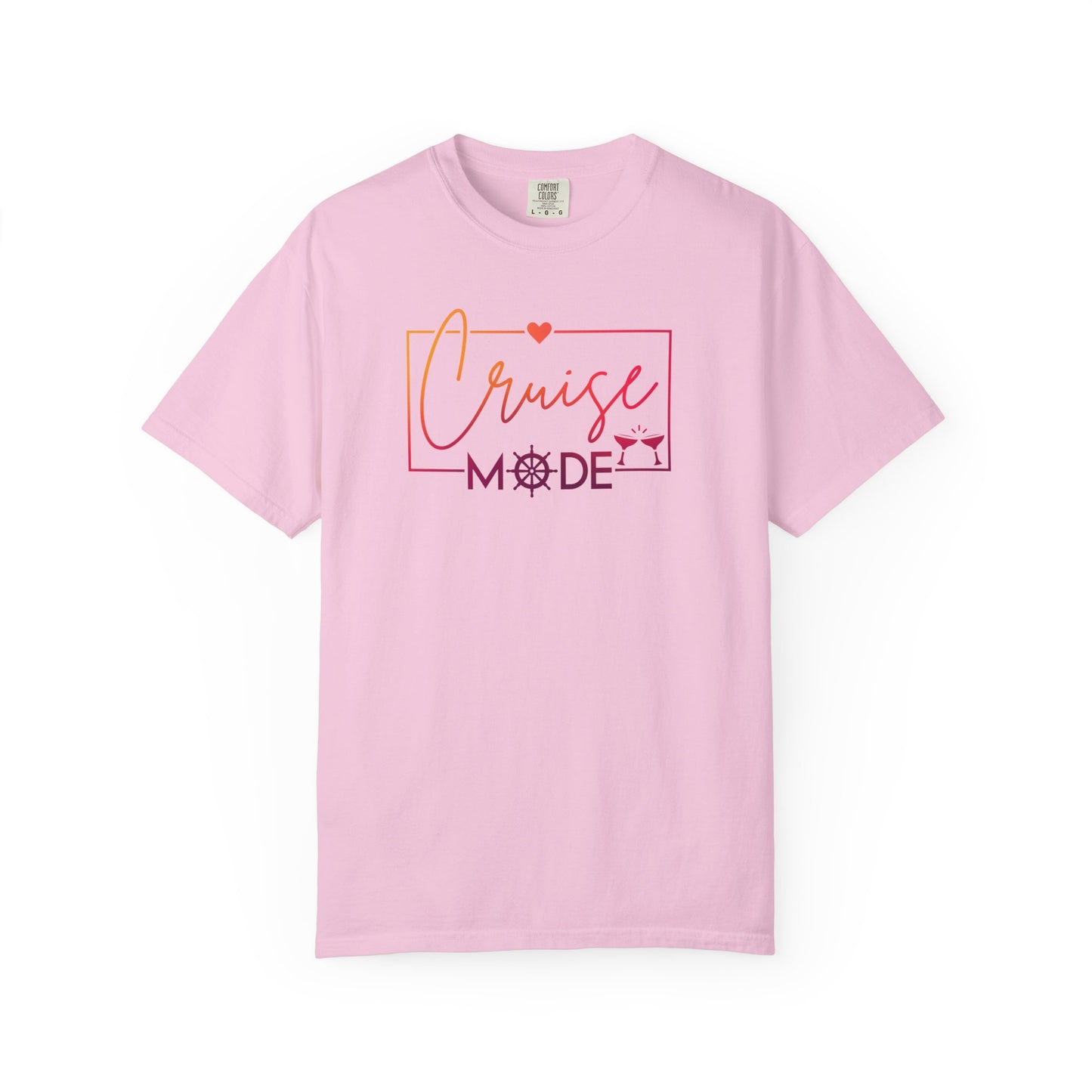 Cruise Mode Comfort Colors Tee-Shirt - Perfect for Vacation Vibes or everyday wear - Cruise T-Shirt - Summer T-Shirt - Coastal Tee - Island T-Shirt