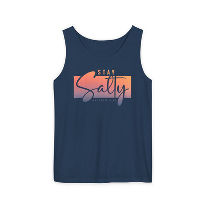 Stay Salty Matthew 5:13 Tank Top | Christian Scripture Summer Top