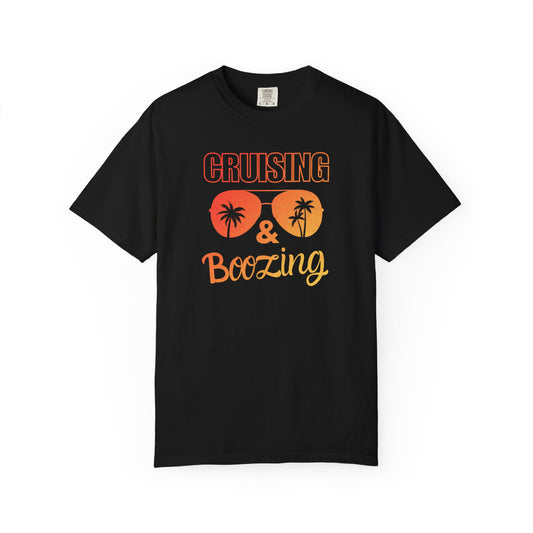 Cruising & Boozing Unisex Jersey Tee - Perfect for Summer Adventures - Summer Tee Shirt - Summer T-Shirt - Cruising T-shirt