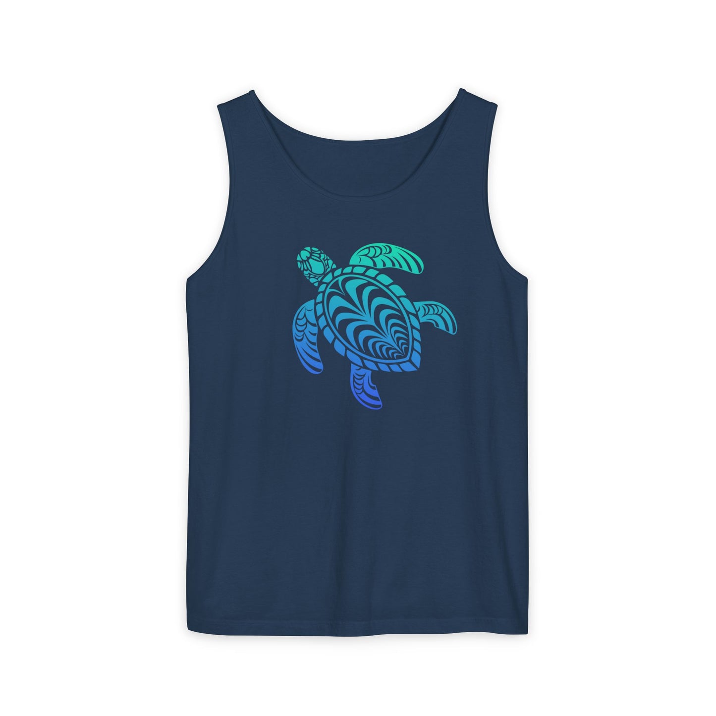 Tribal Sea Turtle Tank Top | Ocean Beach Cover-Up