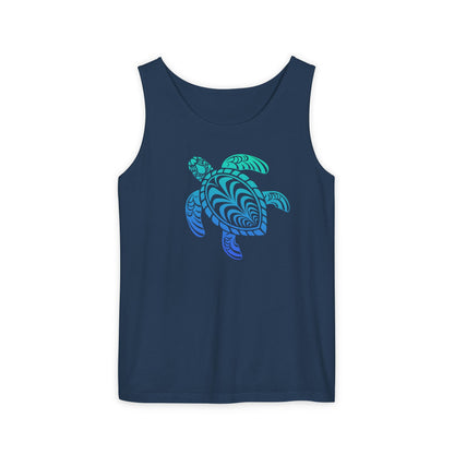 Tribal Sea Turtle Tank Top | Ocean Beach Cover-Up