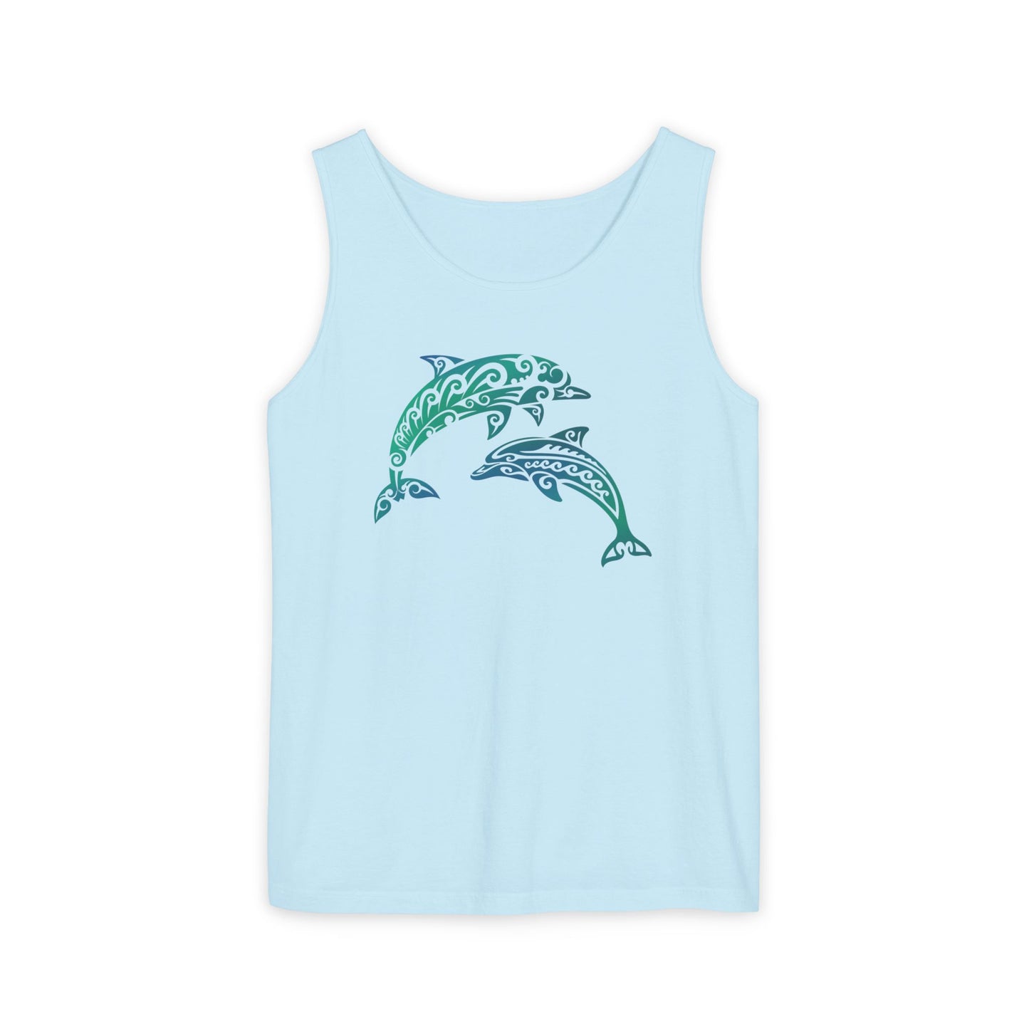 Tribal Dolphin Tank Top | Ocean Lover Summer Shirt