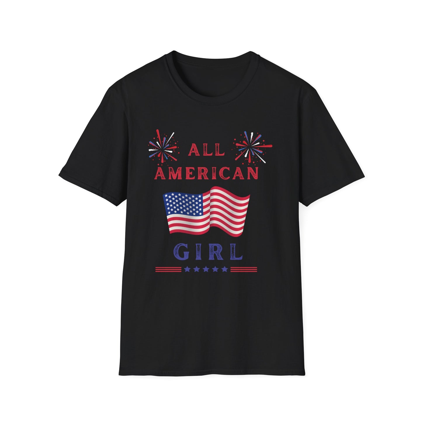 All American Girl Patriotic T-Shirt