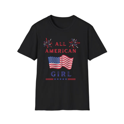 All American Girl Patriotic T-Shirt