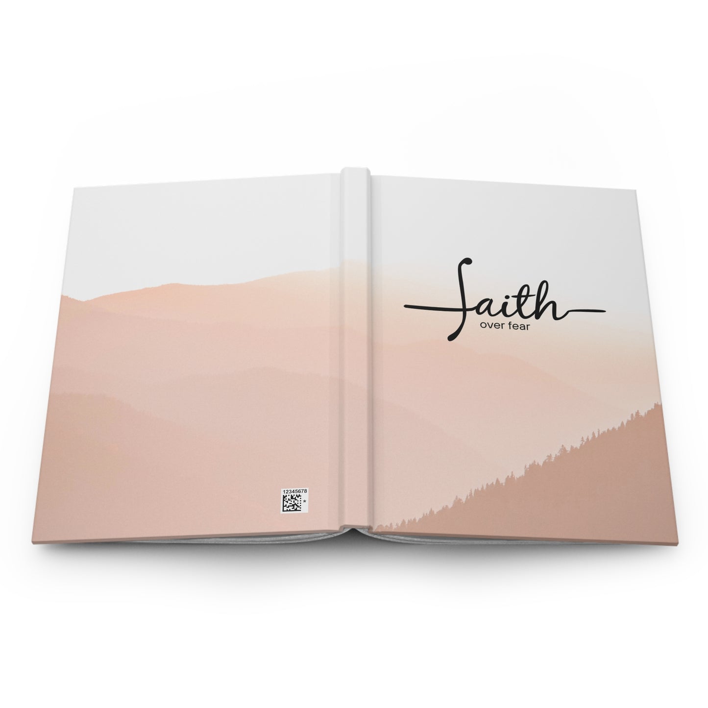 Faith Over Fear Hardcover Journal