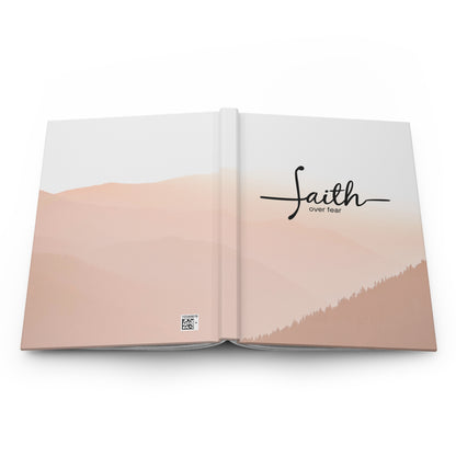 Faith Over Fear Hardcover Journal