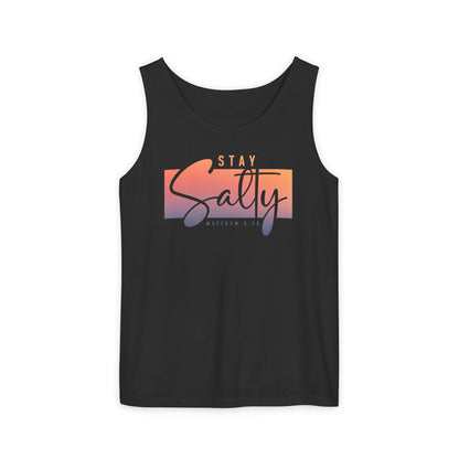 Stay Salty Matthew 5:13 Tank Top | Christian Scripture Summer Top