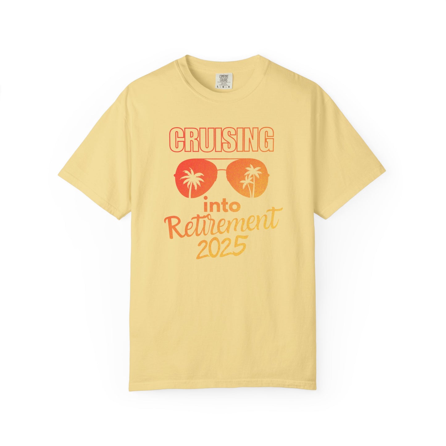 Cruising Into Retirement Tee, Retirement Gift, Unisex Short Sleeve Shirt, Funny Retirement Top, Beach Vibes Apparel, Summer Tee, Cruising Into Retirement T-Shirt, Retirement Cruise Trip Gift, Retirement Cruise 2025