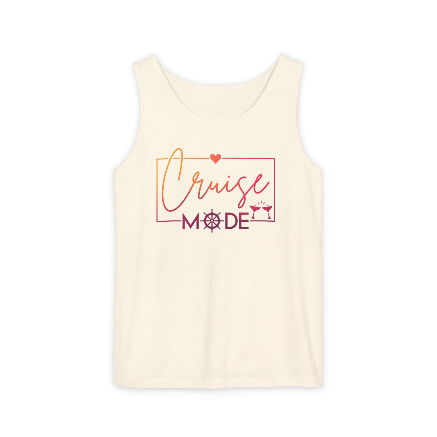 Cruise Mode Tank Top | Coastal Vacation Summer Tee
