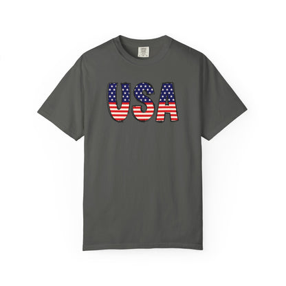USA Flag T-Shirt, American Flag Shirt, USA T-Shirt, 4th Of July Shirt, Fourth Of July Tee, America Shirt, Independence Day Gift, Usa Tee