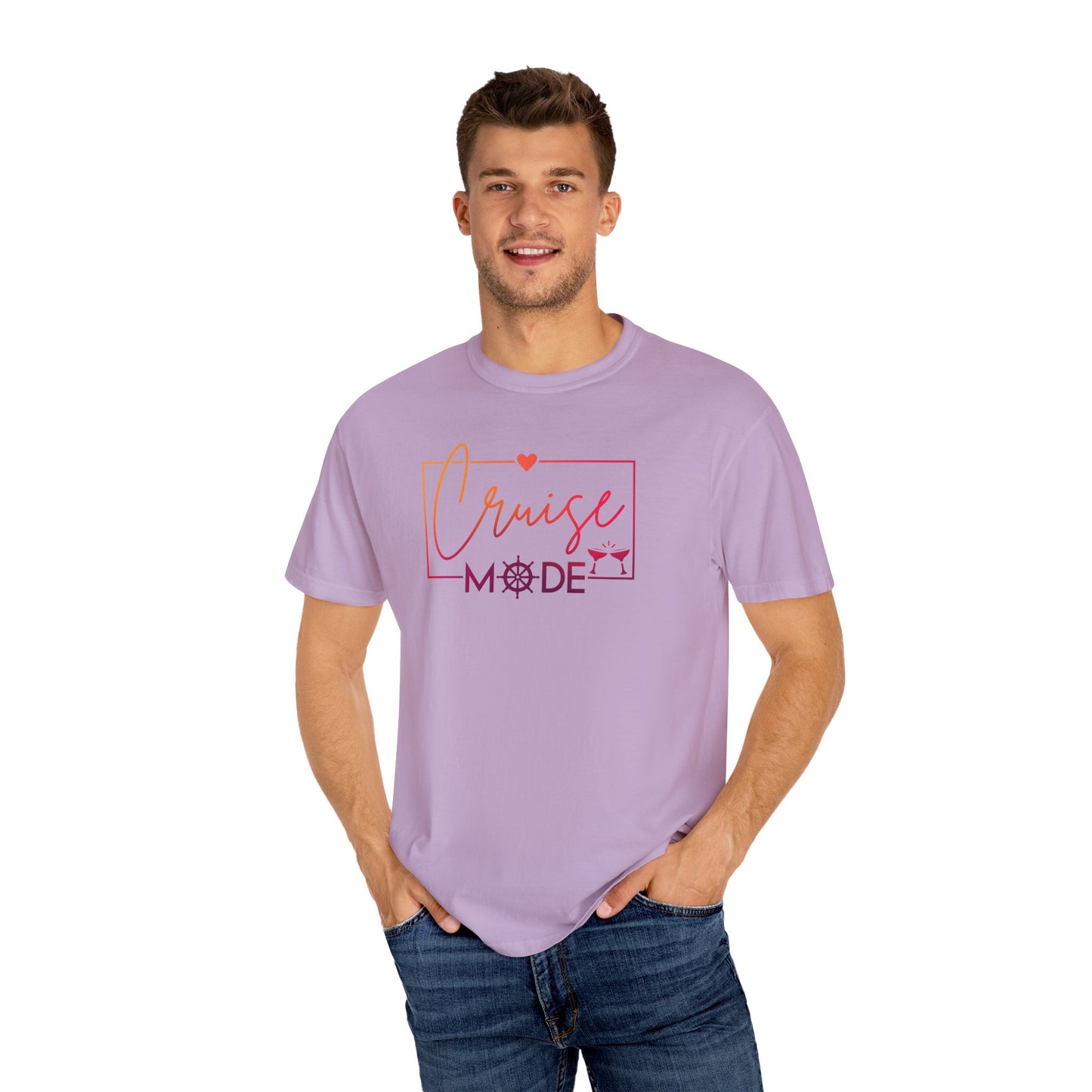 Cruise Mode Comfort Colors Tee-Shirt - Perfect for Vacation Vibes or everyday wear - Cruise T-Shirt - Summer T-Shirt - Coastal Tee - Island T-Shirt