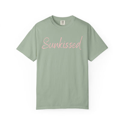 Sunkissed Comfort Colors T-Shirt for her - Perfect for Summer Vibes - Cute Summer Vacation Tee Shirt - Beach - Lake - Coastal - Summer fun - Pool