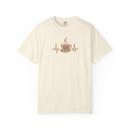 Coffee & Tea Heartbeat Tee | Unisex Graphic T-Shirt