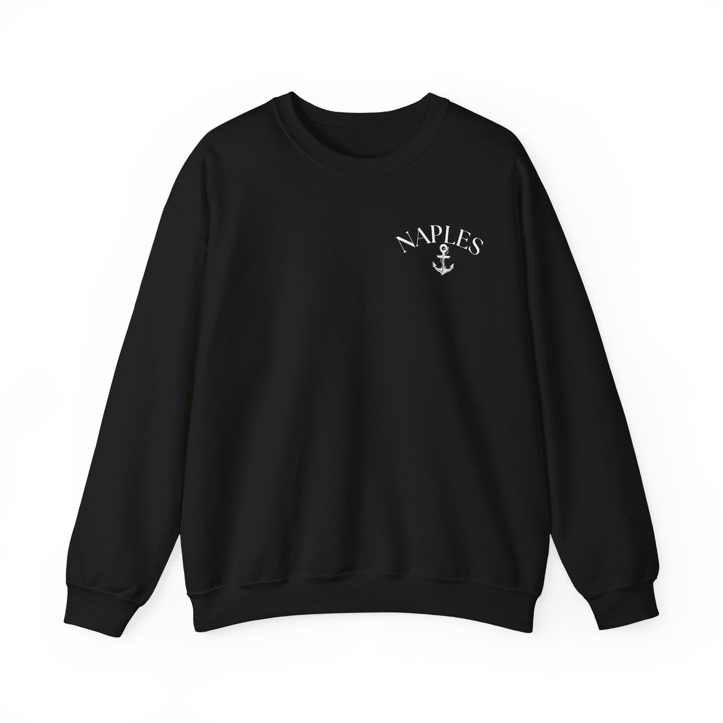Naples Anchor Sweatshirt | Unisex Nautical Crewneck