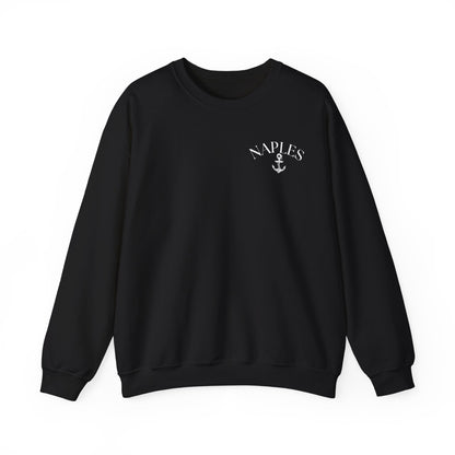 Naples Anchor Sweatshirt | Unisex Nautical Crewneck