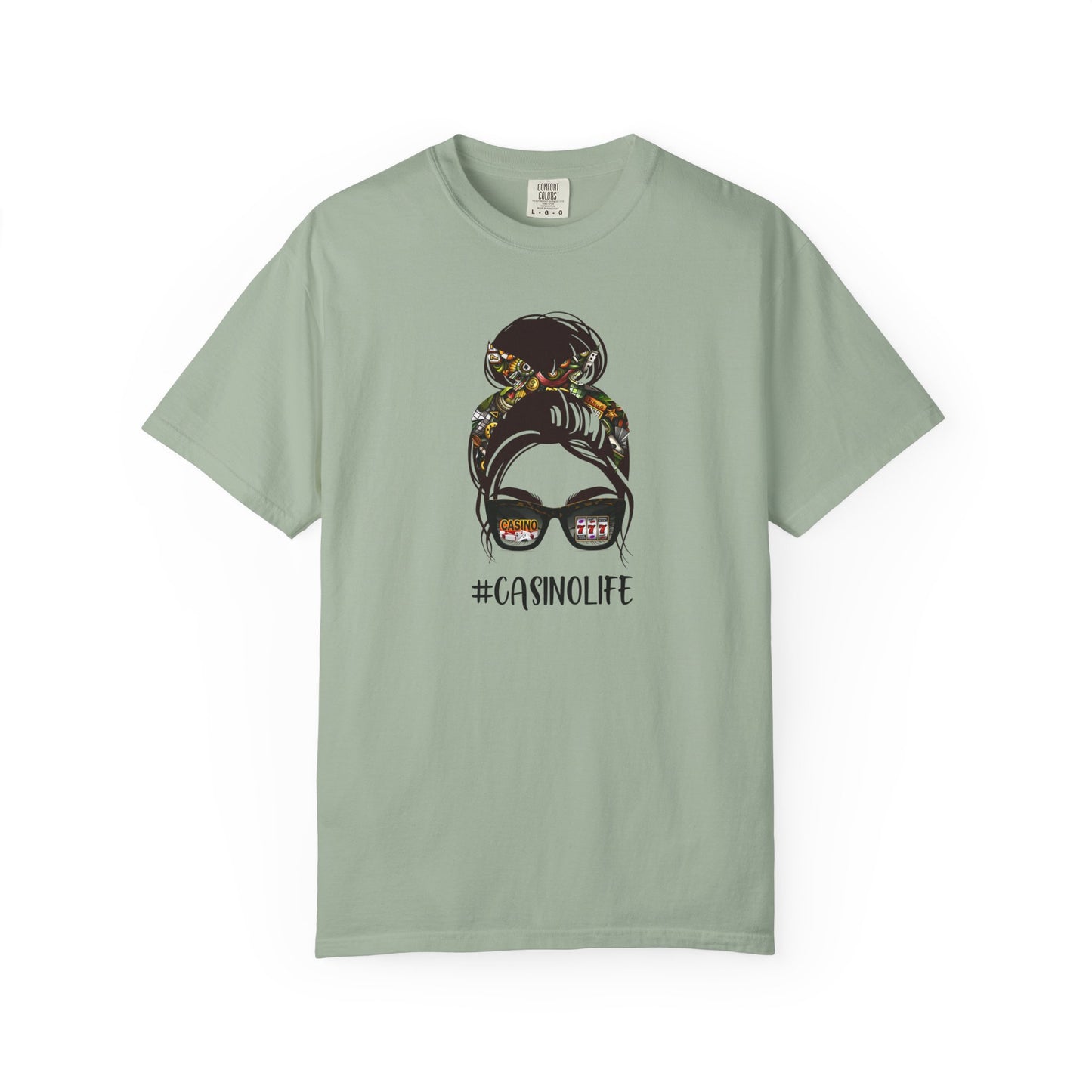 Casino Life Comfort Colors T-Shirt, Graphic Tee for Casino Lovers, Fun Gift for Gamblers, Casual Wear, Trendy Street Style
