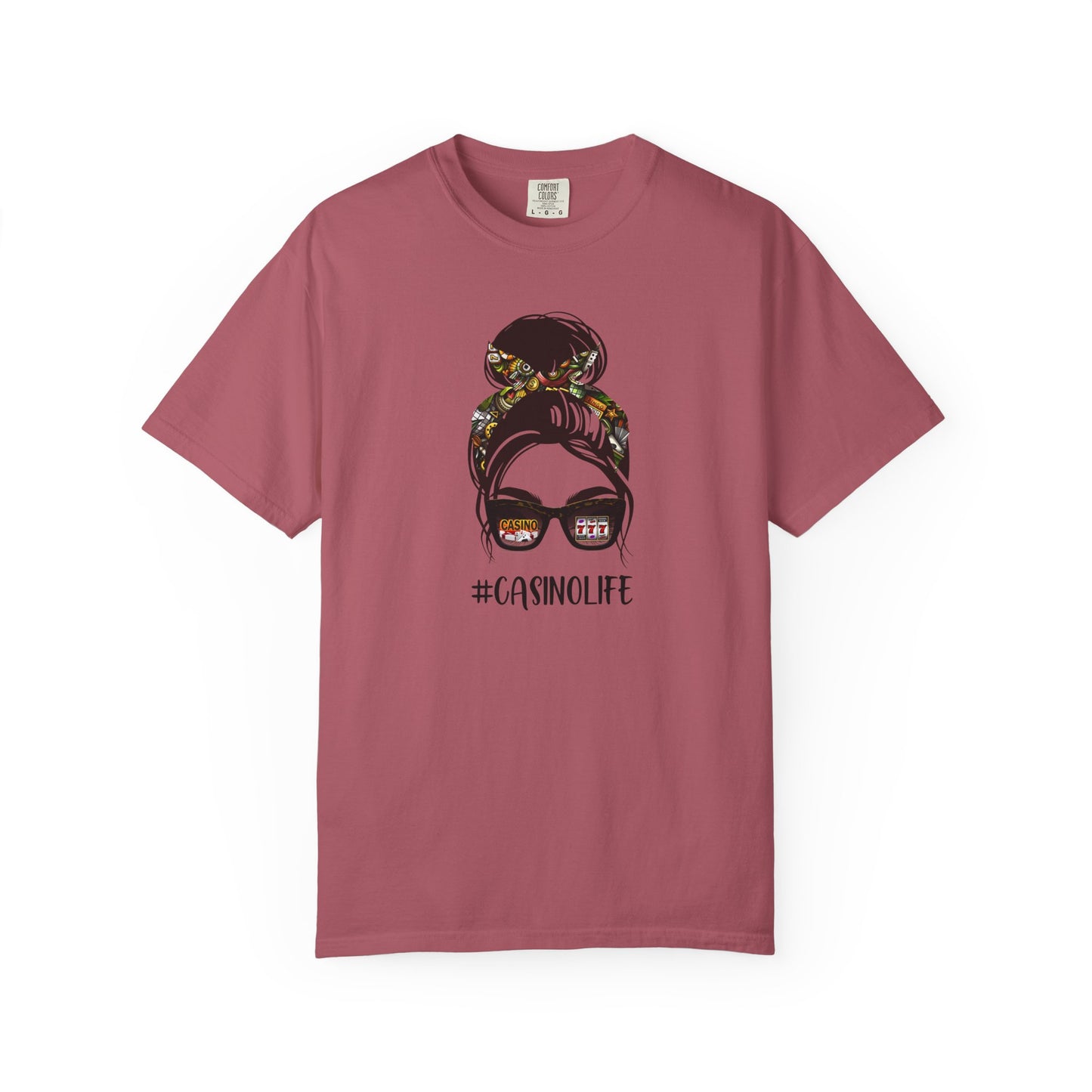 Casino Life Comfort Colors T-Shirt, Graphic Tee for Casino Lovers, Fun Gift for Gamblers, Casual Wear, Trendy Street Style