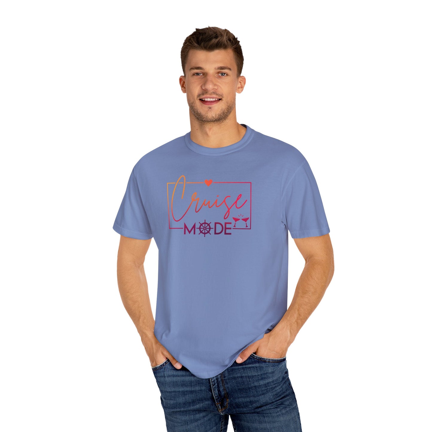 Cruise Mode Comfort Colors Tee-Shirt - Perfect for Vacation Vibes or everyday wear - Cruise T-Shirt - Summer T-Shirt - Coastal Tee - Island T-Shirt