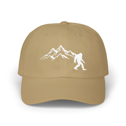 Bigfoot Classic Dad Cap, Funny Outdoor Embroidered Hat, Camping Hat, Hunting Hat, Outdoor Enthusiast Hat, Gift for Him or Her, Mountain Explorer Accessory