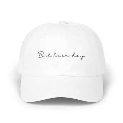 "Bad Hair Day" Hat — Embroidered Adjustable Baseball Hat