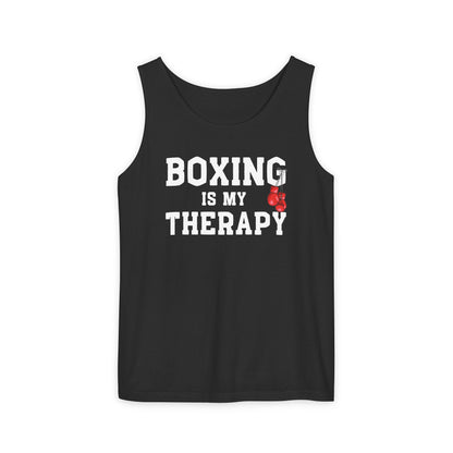 Boxing is My Therapy Tank Top