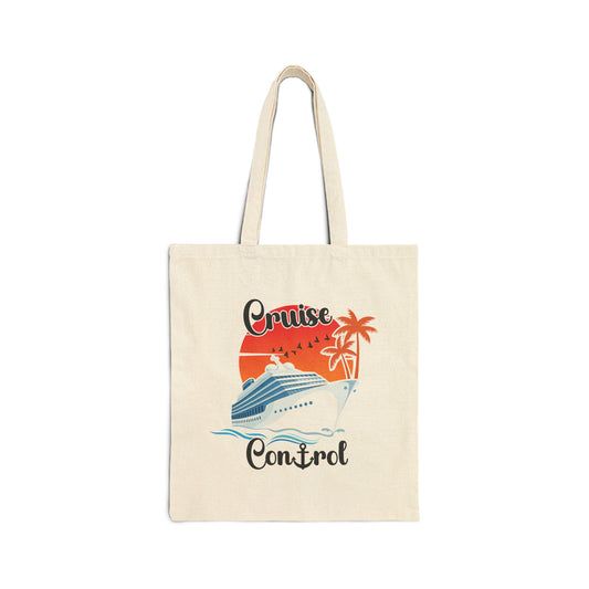 Cruise Control Tote Bag, Cruising Summer Tote bag, Cruise Tote, Summer Cruise Tote bag, Beach Tote bag
