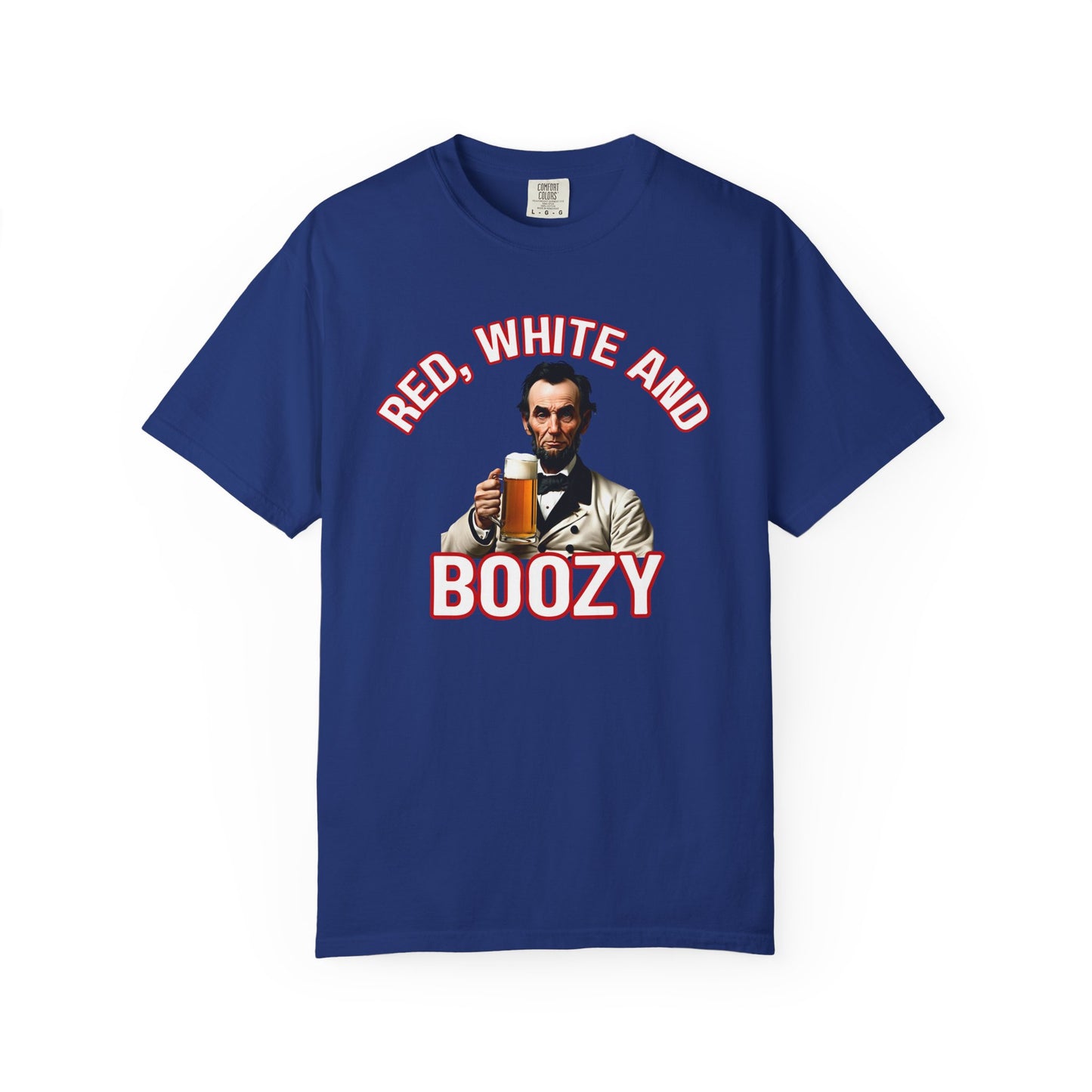 Red, White & Boozy Tee | Funny 4th of July Comfort Colors Shirt