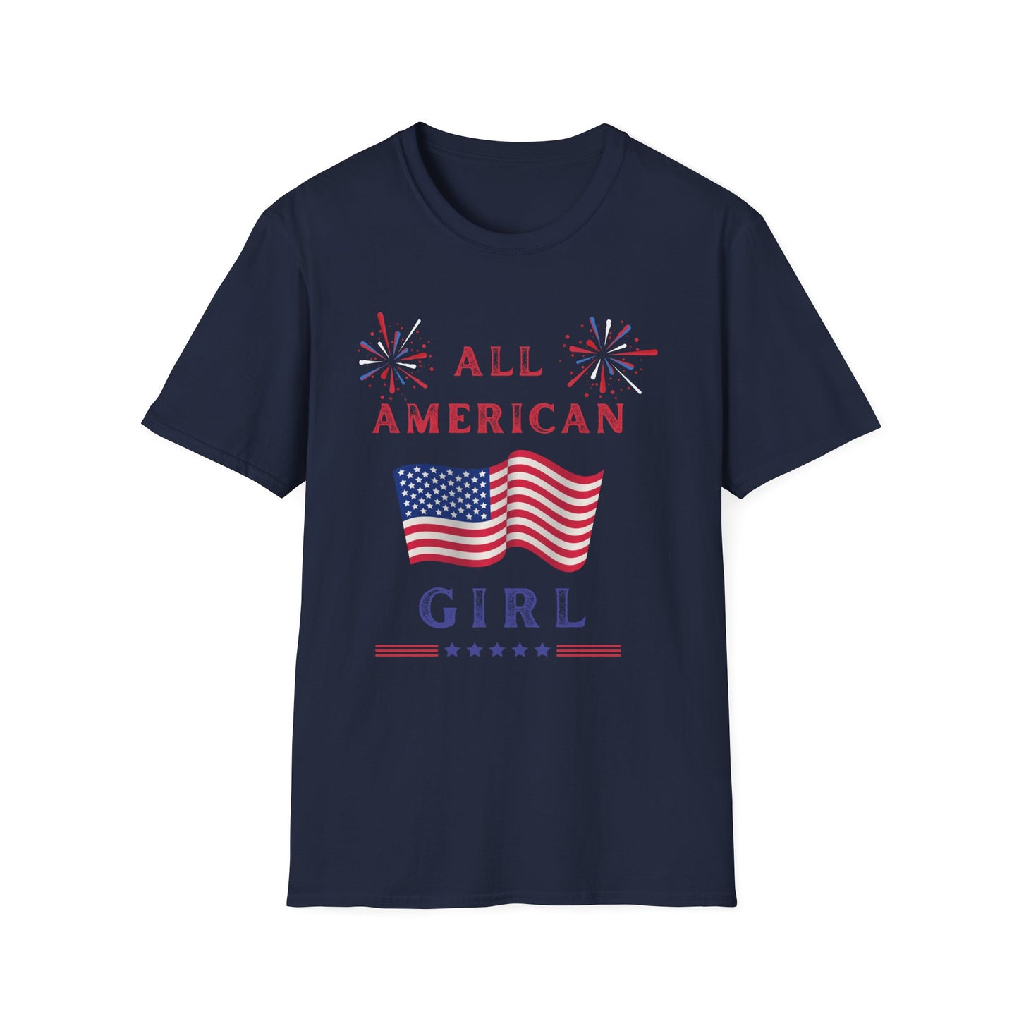 All American Girl Patriotic T-Shirt