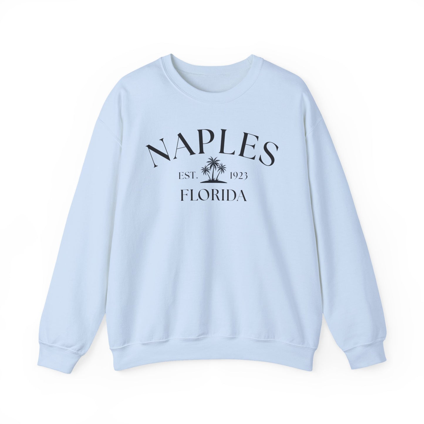 Naples Florida Retro Crewneck Sweatshirt, Casual Wear, Gift for Him/Her, Travel Souvenir, Vacation Apparel, Nautical Enthusiasts