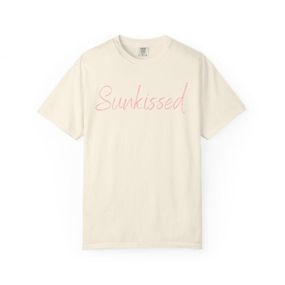 Sunkissed Comfort Colors T-Shirt for her - Perfect for Summer Vibes - Cute Summer Vacation Tee Shirt - Beach - Lake - Coastal - Summer fun - Pool