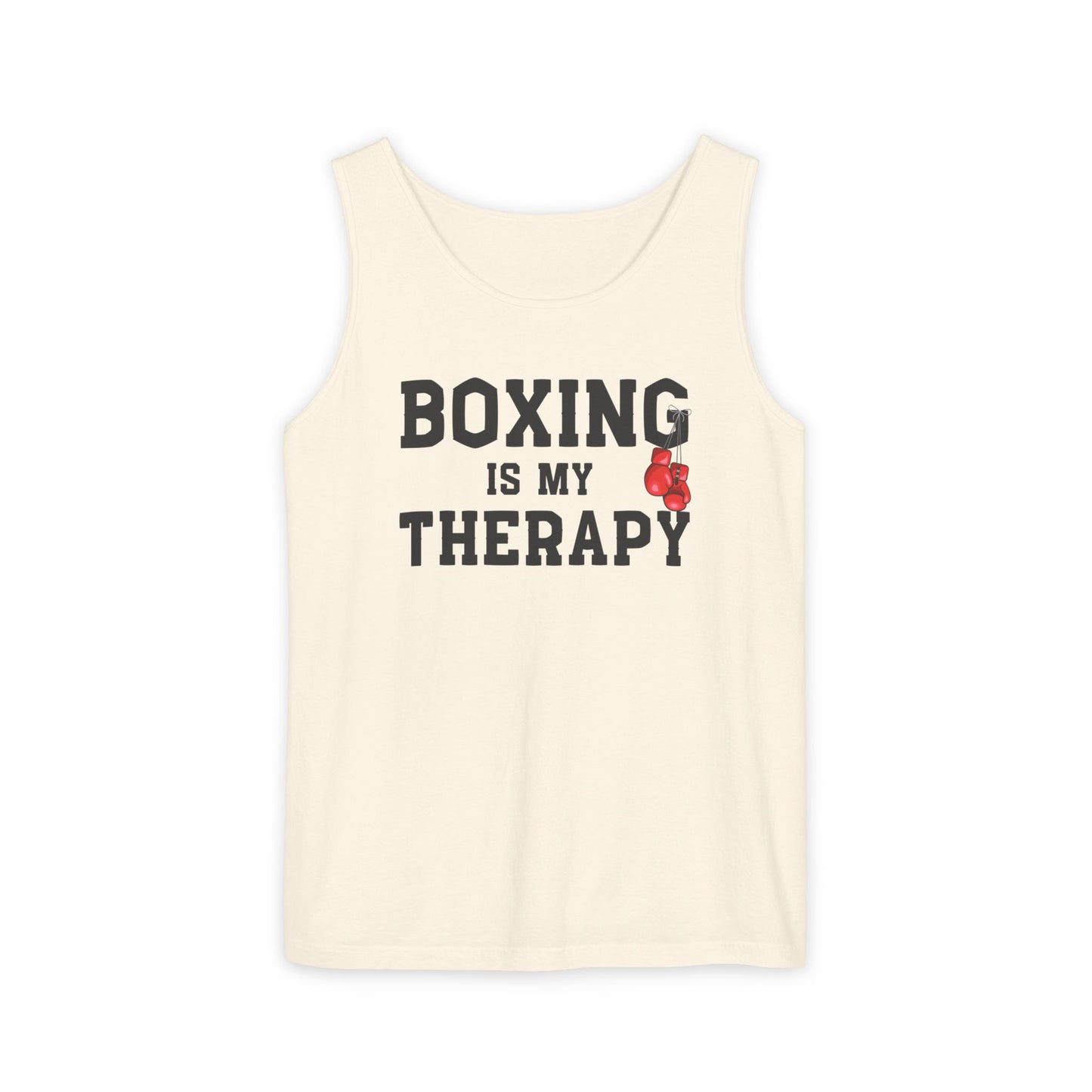 Boxing is My Therapy Tank Top