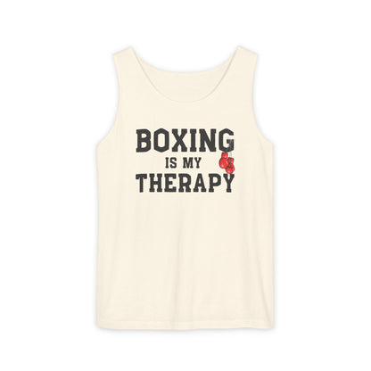 Boxing is My Therapy Tank Top