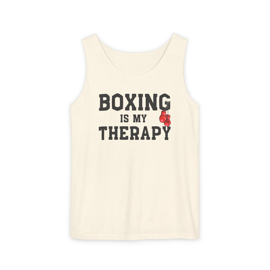 Boxing is My Therapy Tank Top