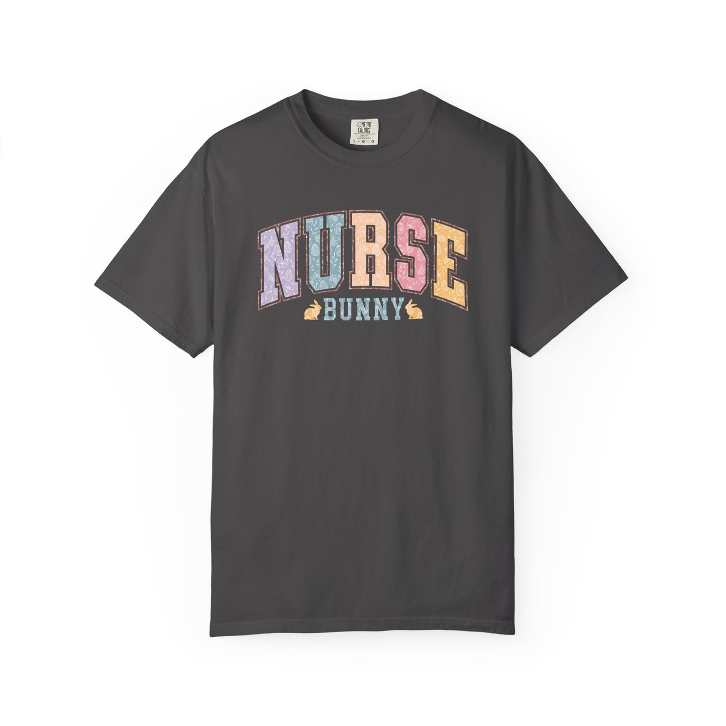Cute Nurse Bunny Graphic Tee for Healthcare Workers, Nurse Bunny T-Shirt, Perfect Gift for Nurses, Birthday Gift, Easter, Spring, Everyday Wear
