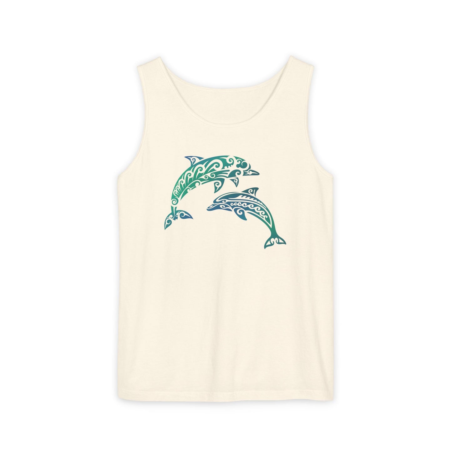 Tribal Dolphin Tank Top | Ocean Lover Summer Shirt
