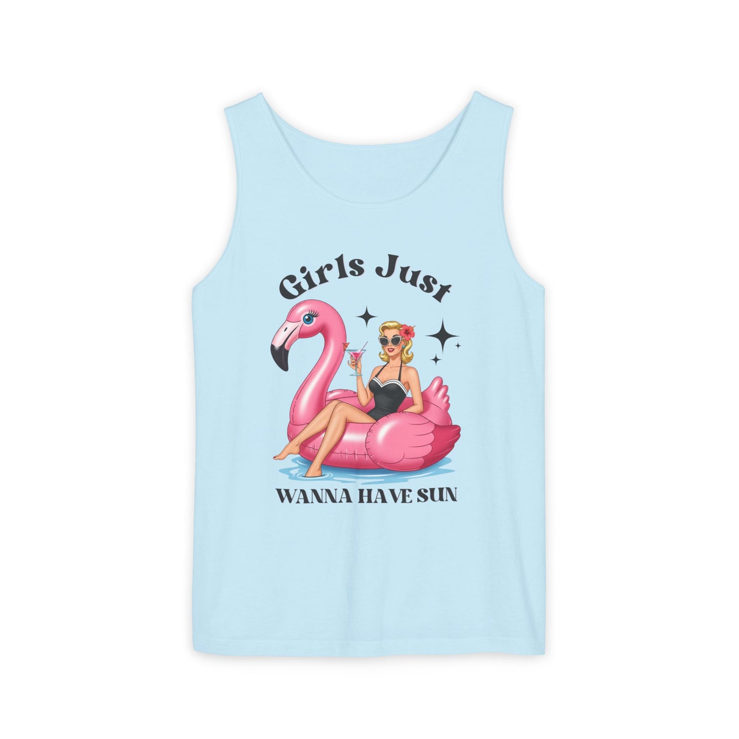 Girls Just Wanna Have Sun Tank | 1950s Vintage Summer Top